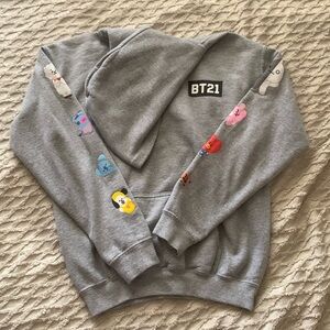 bt21 official hoodie | size small